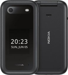Telefon komórkowy Nokia Nokia 2660 Flip 4G Brak danych Dual SIM Czarny