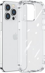  Joyroom Joyroom Defender Series etui pokrowiec do iPhone 14 Plus pancerna obudowa z haczykami podstawką przezroczysty (JR-14H3)