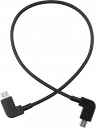 Kabel USB BRDRC microUSB - microUSB 0.3 m Czarny