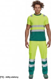  CERVA MONZON HV - t-shirt - żółty-zielony S