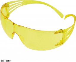  3M 3MOOSF203 - okulary ochronne samodopasowujące się do twarzy z powłoką chroniącą przed zarysowaniem - uni