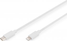 Kabel USB Digitus USB-C - Lightning 2 m Biały (DB-600109-020-W)
