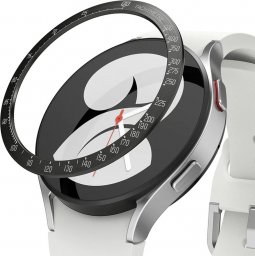  Ringke Ringke Bezel Styling etui ramka koperta pierścień Samsung Galaxy Watch 5 40mm / 4 40mm czarny (stal nierdzewna) (GW4-40-03)