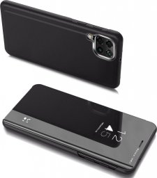  Hurtel Clear View Case futerał etui z klapką Samsung Galaxy M33 5G czarny
