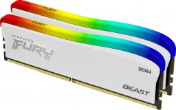 Pamięć Kingston Fury Beast RGB Special Edition, DDR4, 16 GB, 3600MHz, CL17 (KF436C17BWAK2/16)