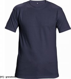  CERVA TEESTA - t-shirt - granatowy 3XL