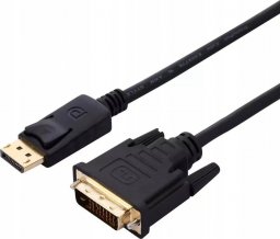 Kabel Pawonik DisplayPort - DVI-D 1.8m czarny (316)