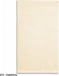  MALFINI Organic 916 - ADLER - Ręcznik mały unisex, 450 g/m, 100% bawełna organiczna - migdałowy - 30x50 cm. 30 x 50 cm