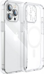  Joyroom Joyroom 14D Magnetic Case magnetyczne etui do iPhone 14 kompatybilne z MagSafe przezroczysty (JR-14D5)