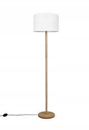 Lampa podłogowa DELIGHT Trio Korba 401200101 lampa stojąca podłogowa 1x60W E27 drewno