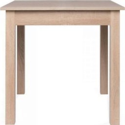  Bigbuy Home Stół rozkładany Coburg Brązowy Melamina ABS Dub (80-120 x 80 x 76,5 cm)