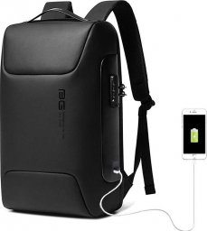  Alogy Plecak na laptopa Alogy z portem USB antykradzieżowy sportowy Czarny uniwersalny