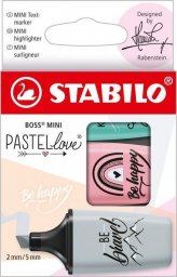  Stabilo Zakreślacz STABILO BOSS MINI Pastellove 3 szt. etui mix kolorów