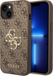  Guess Guess 4G Big Metal Logo - Etui iPhone 14 (brązowy)