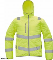  CERVA MONTROSE HV - kurtka zimowa - żółty XL