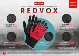  R.E.I.S. REDVOX-PU - rękawice ochronne powlekane poliuretanem, doskonałe czucie trzymanego przedmiotu 7