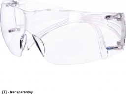  3M 3MOOSF201 - okulary ochronne samodopasowujące się do twarzy z powłoką chroniącą przed zarysowaniem  - uni
