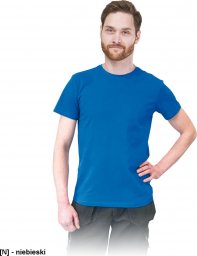  R.E.I.S. TSRSLIM - t-shirt męski o dopasowanym kroju, 100% bawełna - niebieski L