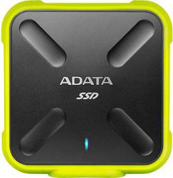 Dysk zewnętrzny ADATA SSD SD700 1 TB Czarno-Żółty (ASD700-1TU3-CYL)