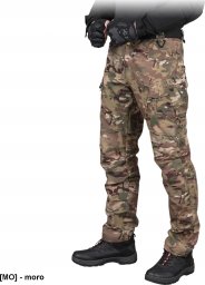  R.E.I.S. TG-SLOB - spodnie ochronne do pasa typu Tactical Guard, 6 kieszeni, 65% poliester, 35% bawełna, 210-220 g/m L