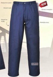  Portwest FR36 Spodnie Bizflame Pro - antystatyczne do pasa dla spawaczy - szary XL