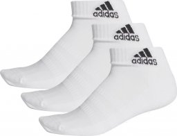  Adidas Skarpety ADIDAS ANK 3-Stripes Cushioned 3 pary Białe  S