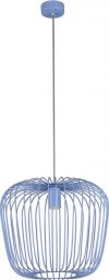Lampa wisząca Lumes Niebieska druciana lampa wisząca młodzieżowa - S547-Pafi