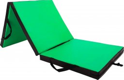  UnderFit Materac gimnastyczny 3-częściowy UF9560 180 cm x 60 cm x 6 cm zielony twardy
