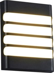 Kinkiet Copel Zewnętrzna lampa elewacyjna CGMURKIN12W LED 12W czarna