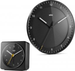 Braun Zestaw czytelny zegar i budzik Braun BC17B i BC03B