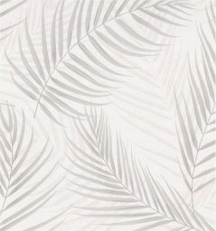 Polami Tapeta ścienna winylowa duże liście palmy z brokatem