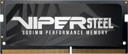 Pamięć do laptopa Patriot Viper Steel, SODIMM, DDR4, 16 GB, 3200 MHz, CL18 (PVS416G320C8S)