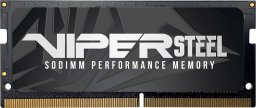 Pamięć do laptopa Patriot Viper Steel, SODIMM, DDR4, 16 GB, 3200 MHz, CL18 (PVS416G320C8S)