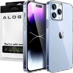  Alogy Alogy Etui na telefon silikonowa obudowa Silicone case do Apple iPhone 14 Pro Przezroczyste uniwersalny