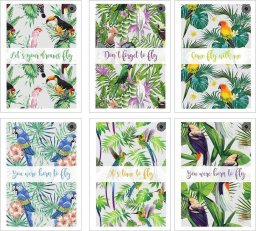 Ziemia Obiecana Zeszyt A5/80K linia Fowl (5szt)