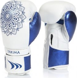  YakimaSport Rękawice kobiece MANDALA WHITE/BLUE 8 oz