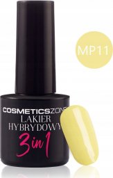  Cosmetics Zone Lakier hybrydowy 3w1 kolor pastelowy żółty - MP11