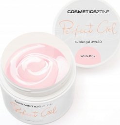 Cosmetics Zone Żel do przedłużania paznokci mlecznoróżowy UV LED White Pink 100ml