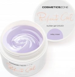  Cosmetics Zone Żel do przedłużania paznokci UV LED mlecznofioletowy - Milky Violet 50ml