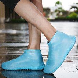  OEM Gumowe wodoodporne ochraniacze na buty rozmiar "26-34" - niebieskie