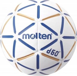  Molten Piłka ręczna H1D4000-BW D60 IHF Approved biało-niebiesko-złota