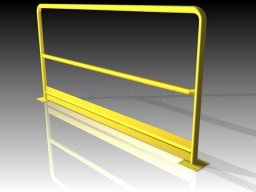 Metal/Emtul Barierka ochronna z blachą wzmacniającą (dł. 1200 mm)