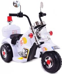  Super-Toys PIERWSZY MOTOR CHOPPER NA AKUMULATOR - KOGUT, MIĘKKIE SIEDZENIE, PASY/LL778