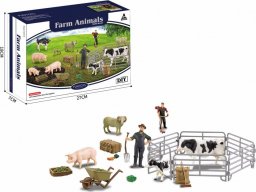 Figurka Ramiz Zestaw farma z figurkami i akcesoriami dla dzieci 3+ Rolnicy + zwierzęta + sprzęt