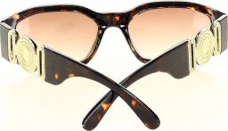  LOOKS STYLE EYEWAER Okulary przeciwsłoneczne damskie RETRO ELEGANCE brąz NoSize