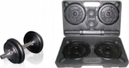 SKO Cast iron weight dumbbells set with case TOORX 0.75-15 kg