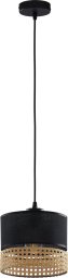 Lampa wisząca TK Krywult Paglia 6544 lampa wisząca zwis 1x15W E27 czarna