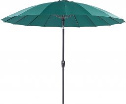  Beliani Lumarko Parasol ogrodowy ⌀ 255 cm zielony BAIA!