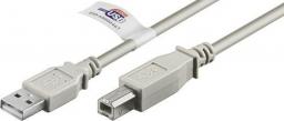 Kabel USB Goobay USB-A - USB-B 5 m Szary (50833)