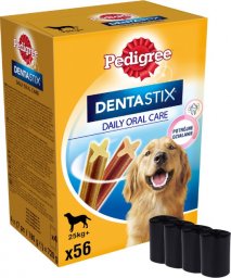 Rolki Pedigree PEDIGREE DentaStix (duże rasy) przysmak dentystyczny dla psów 56 szt. - 8x270g + KERBL Woreczki na psie odchody 4 rolki x 20 szt